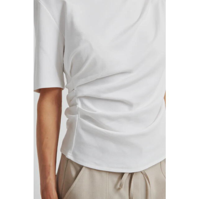 Second Female shirt km ulina drape tee 1001 white 06011.100.0275 large