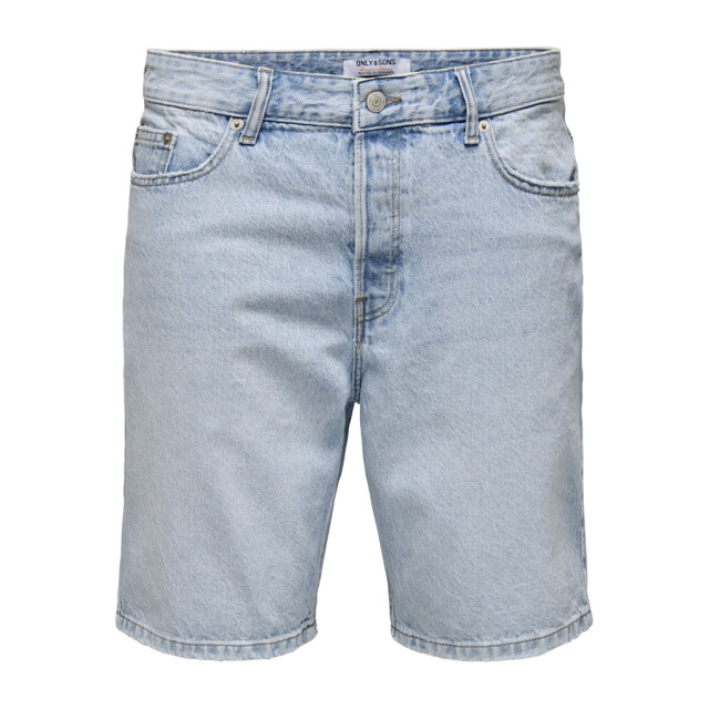 Only & Sons onsedge lb 2041 tai dnm shorts noos 22032041 light blue denim 05411.260.0014 large
