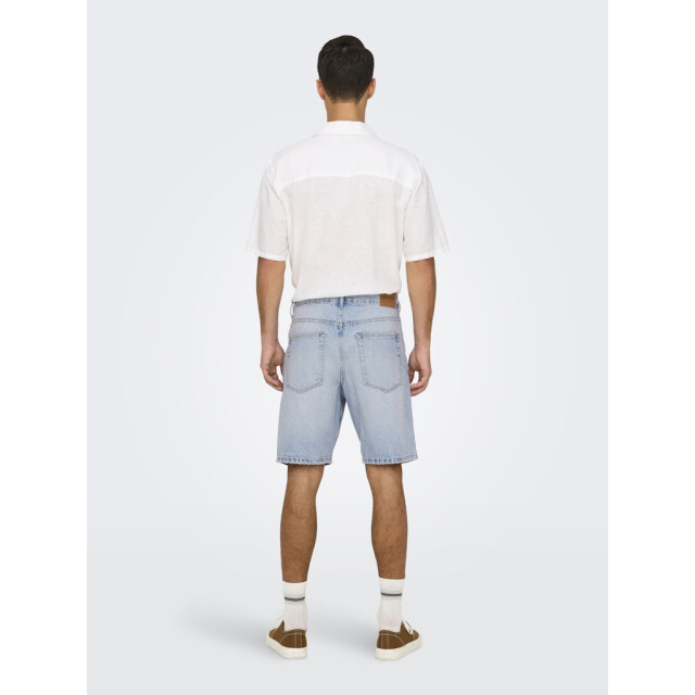 Only & Sons onsedge lb 2041 tai dnm shorts noos 22032041 light blue denim 05411.260.0014 large