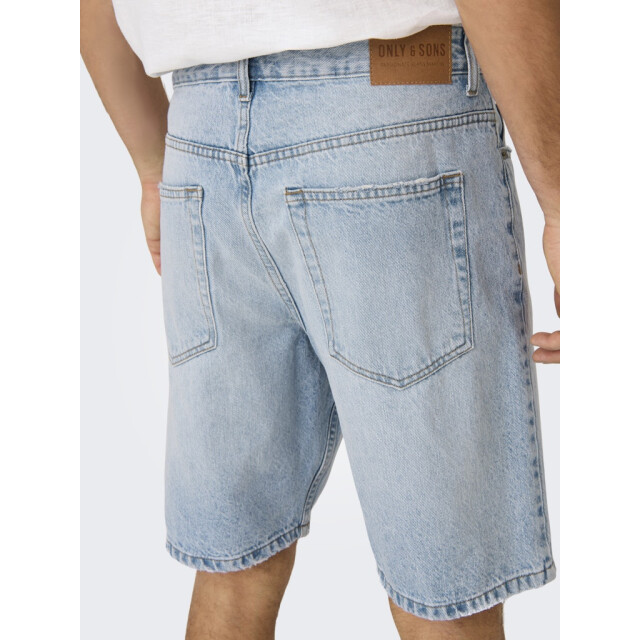 Only & Sons onsedge lb 2041 tai dnm shorts noos 22032041 light blue denim 05411.260.0014 large