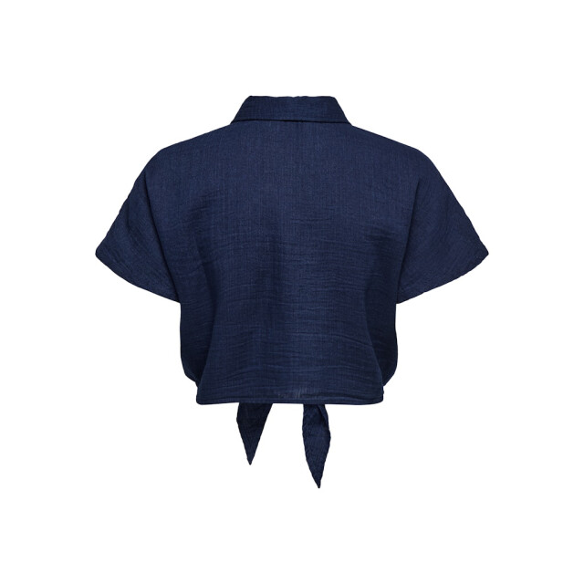 Only onlleoni seersucker cap knot shirt 15367290 vintage 06613.280.0002 large