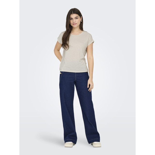 Only onlclaudia life s/s glitter top noo 15318422 gold lurex stripe 06011.198.0196 large