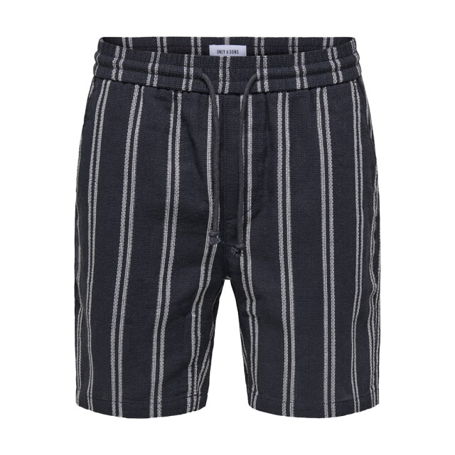 Only & Sons onstrev life reg stru stripe shorts 22026950 dark 05414.261.0248 large