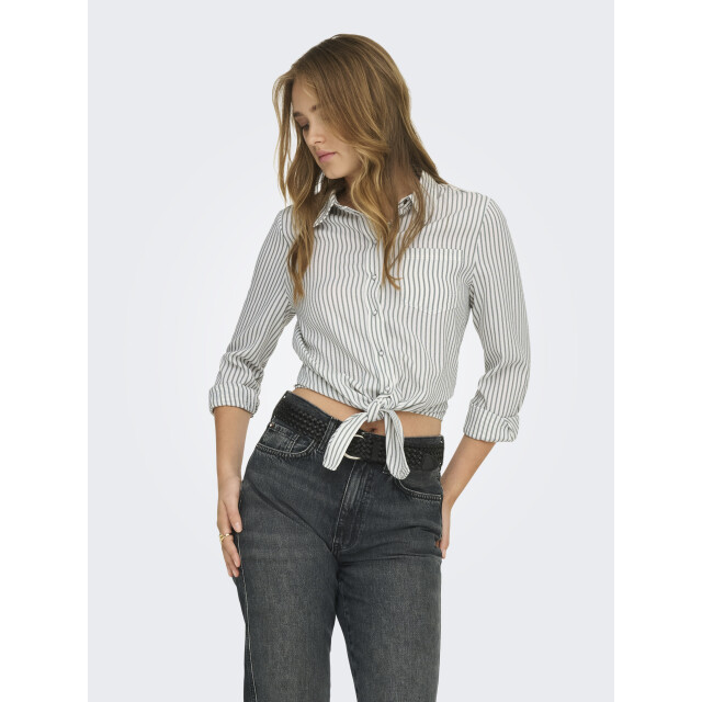 Only onllecey ls knot shirt noos wvn 15195910 dark green 06615.349.0104 large