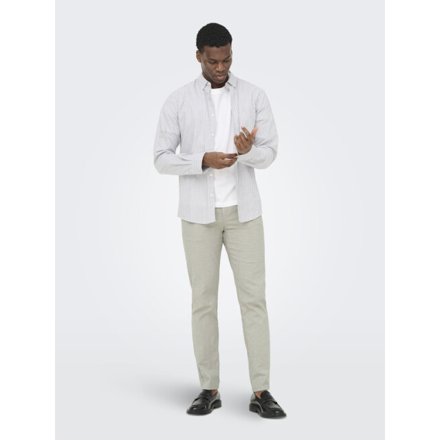 Only & Sons onsmark tap 0011 cotton linen pant 22024937 sea spray 05519.315.0007 large