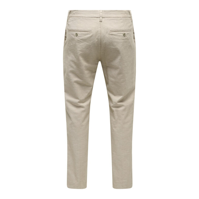 Only & Sons onsmark tap 0011 cotton linen pant 22024937 elmwood 05519.840.0044 large