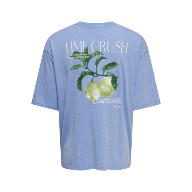 Only onlshania s/s print top box jrs 15372195 ultramarine 06011.211.0100 large