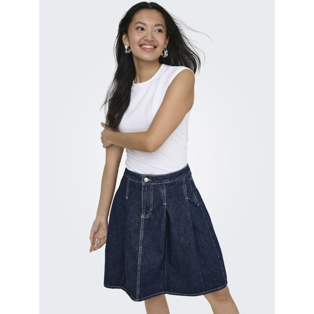 Only onlmira capsl ruching top jrs noos 15367938 white 06011.100.0282 large