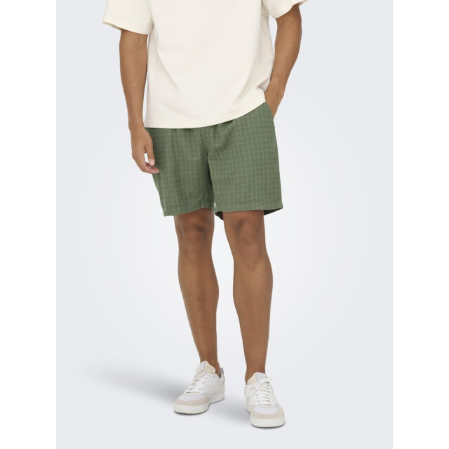 Only & Sons onstel latham 0257 shorts noos 22031850 dusty olive 05414.368.0006 large