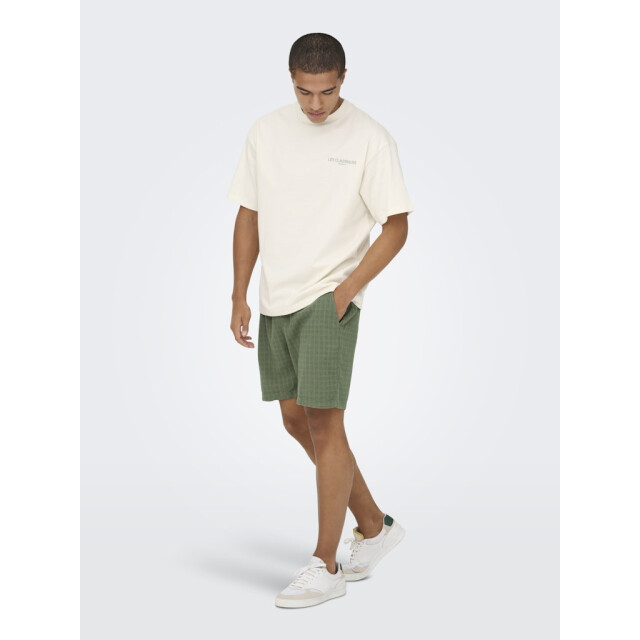 Only & Sons onstel latham 0257 shorts noos 22031850 dusty olive 05414.368.0006 large