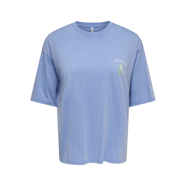 Only onlshania s/s print top box jrs 15372195 ultramarine 06011.211.0100 large