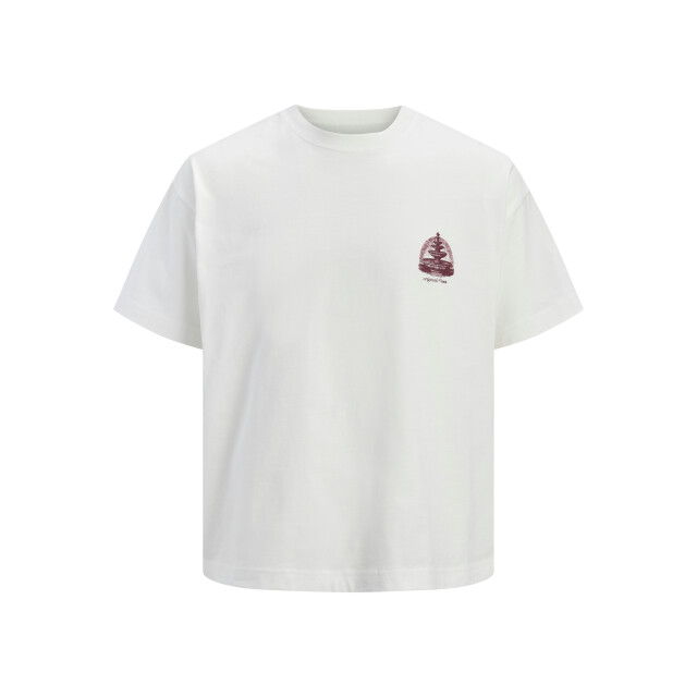 Jack & Jones jormaine back tee ss crew neck sn 12291780 cloud dancer 05011.112.0122 large