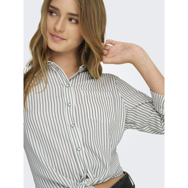 Only onllecey ls knot shirt noos wvn 15195910 dark green 06615.349.0104 large