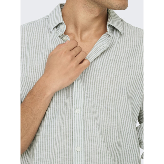 Only & Sons onscaiden life ls str linenblend660 22026601 sea spray 05631.315.0008 large