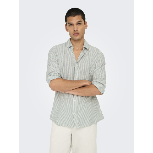 Only & Sons onscaiden life ls str linenblend660 22026601 sea spray 05631.315.0008 large