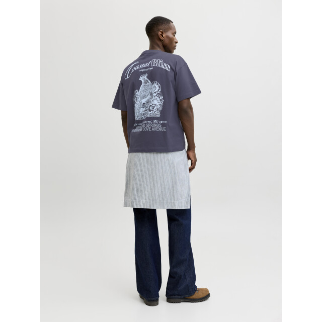 Jack & Jones jormaine back tee ss crew neck sn 12291780 odyssey gray 05011.940.0152 large