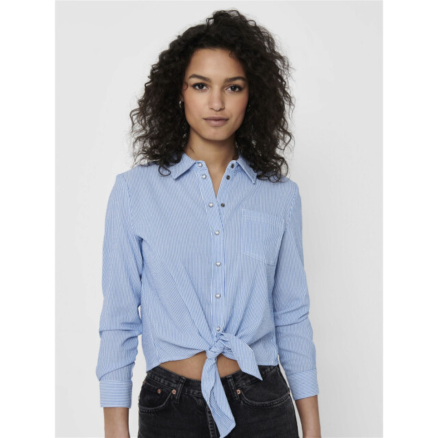 Only onllecey ls knot shirt noos wvn 15195910 medium blue 06615.241.0264 large