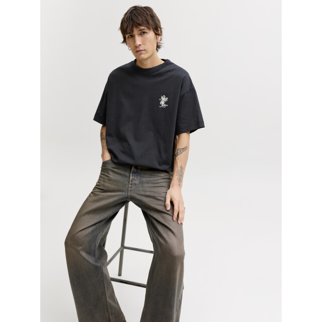 Jack & Jones jormaine back tee ss crew neck sn 12291780 black 05011.990.0196 large