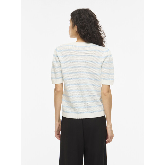 Vila Vidalo o-neck s/s stripe knit-noos 14106601 large