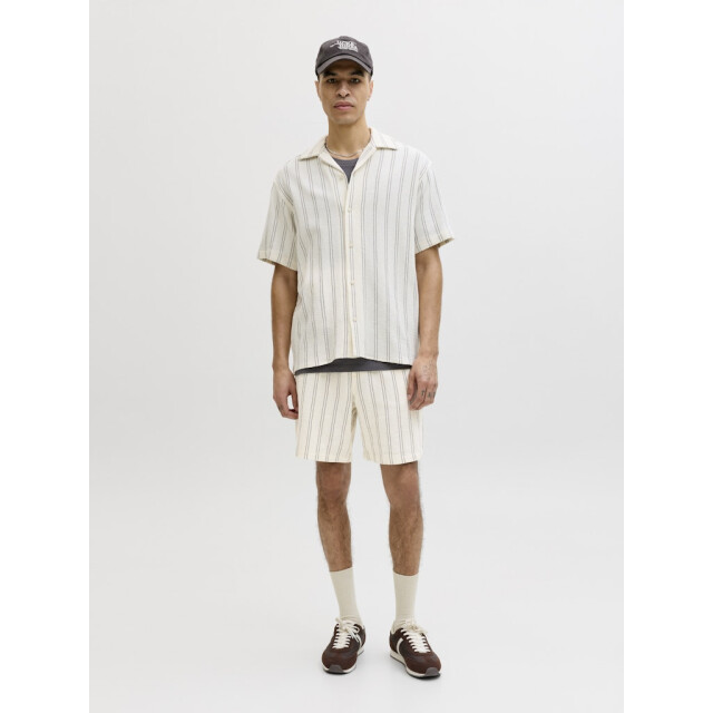 Jack & Jones jpstjaiden coba stripe jog shorts r 12274413 antique white 05413.100.0019 large
