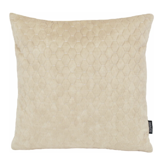 Gek op kussens! Nera velvet beige kussenhoes | 45x45 cm | polyester 3568199 large