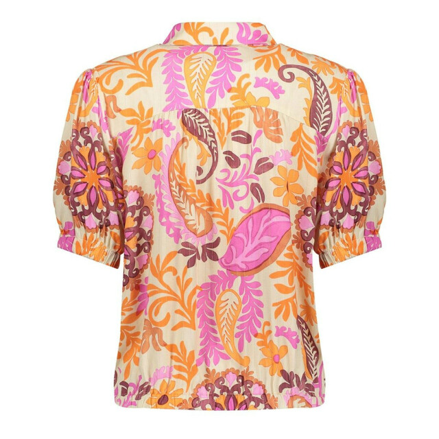 Geisha blouse 63499-20 250 orange/pink/sand 06613.540.0025 large