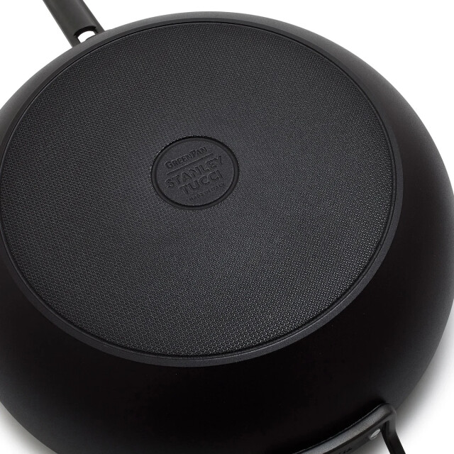 Greenpan Tucci koekenpan met deksel black 33 cm CC007809-002 large
