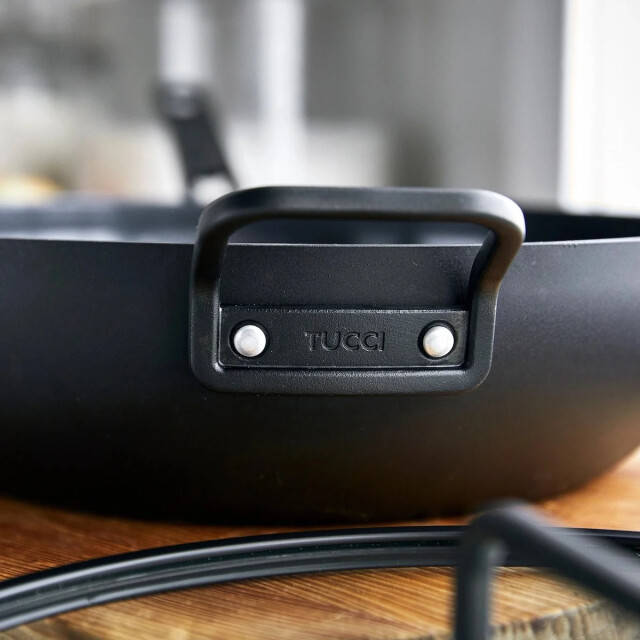 Greenpan Tucci koekenpan met deksel black 33 cm CC007809-002 large