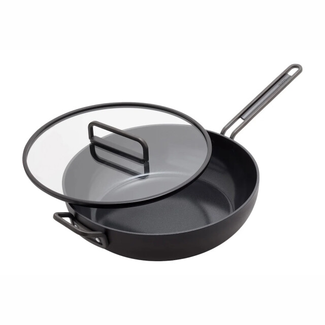 Greenpan Tucci koekenpan met deksel black 33 cm CC007809-002 large