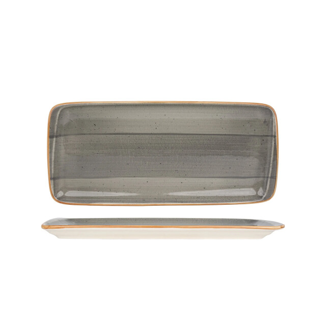 Bonna Serveerschaal aura space porselein 34x16 cm set van 2 3563778 large