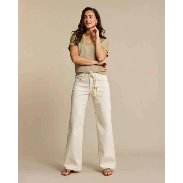 Red Button Colette & belt ecru SRB4902 large