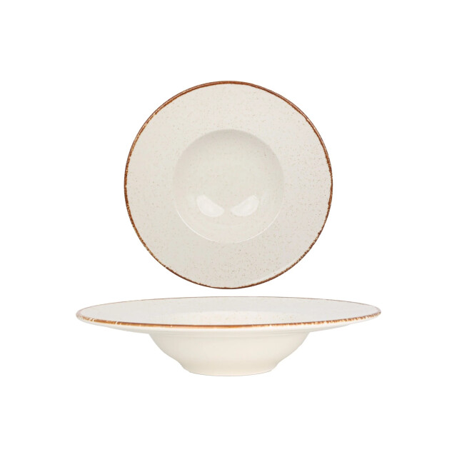 Rinart Pastabord brunilda porselein 28 cm (400cc) set van 2 3569185 large