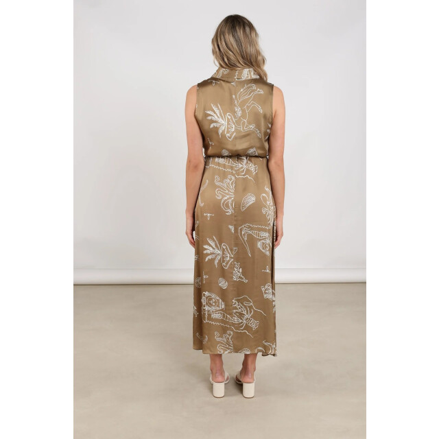 Nukus Nks14033 273 violet dress print fango/offwhite NKS14033 273 large