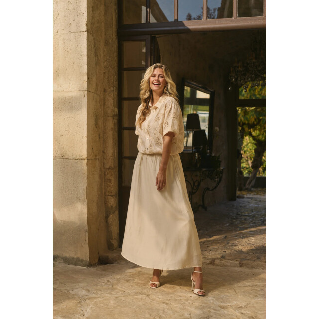 Nukus Nks09075 9 floortje skirt silky sand NKS09075 9 large