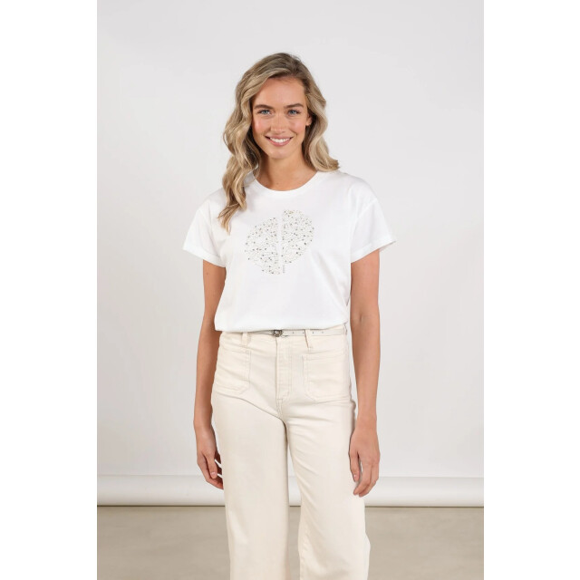 Nukus Nks04020 126 riuka shirt offwhite/gold NKS04020 126 large