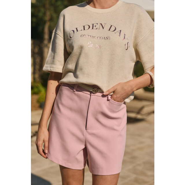 Nukus Nks03049 378 lotte pullover golden days sand melange/blush NKS03049 378 large