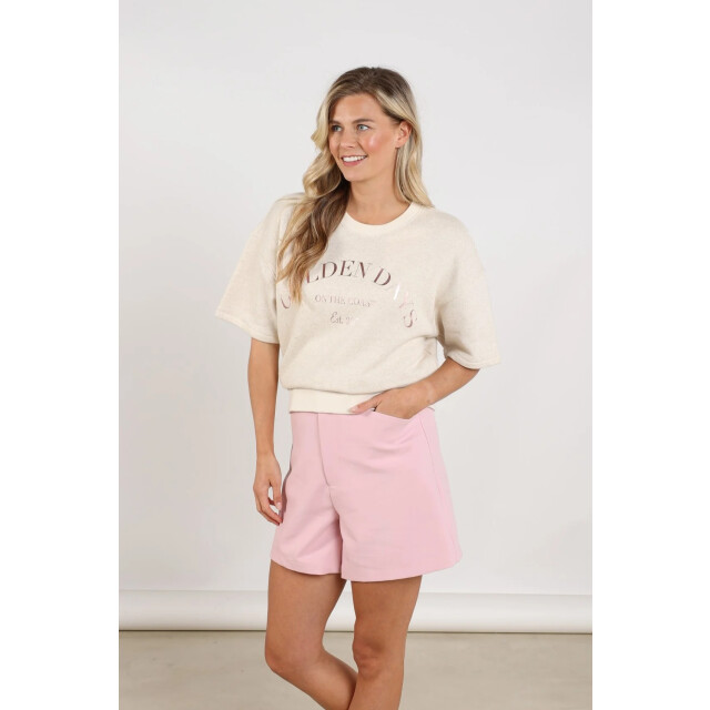 Nukus Nks03049 378 lotte pullover golden days sand melange/blush NKS03049 378 large