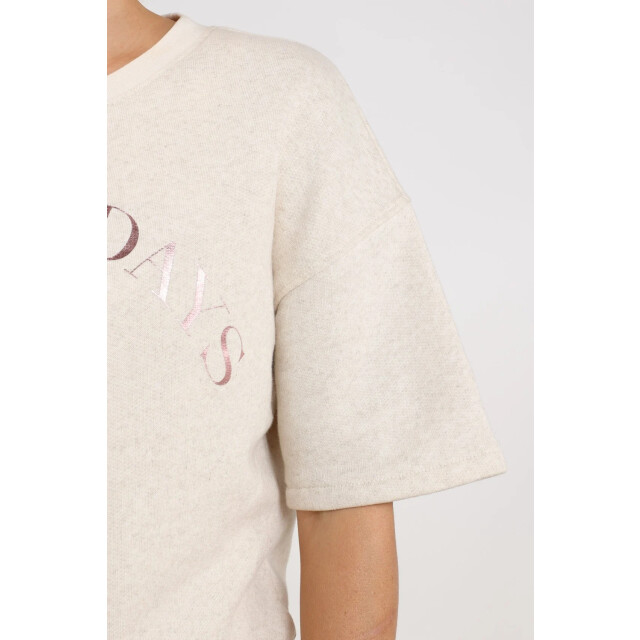 Nukus Nks03049 378 lotte pullover golden days sand melange/blush NKS03049 378 large