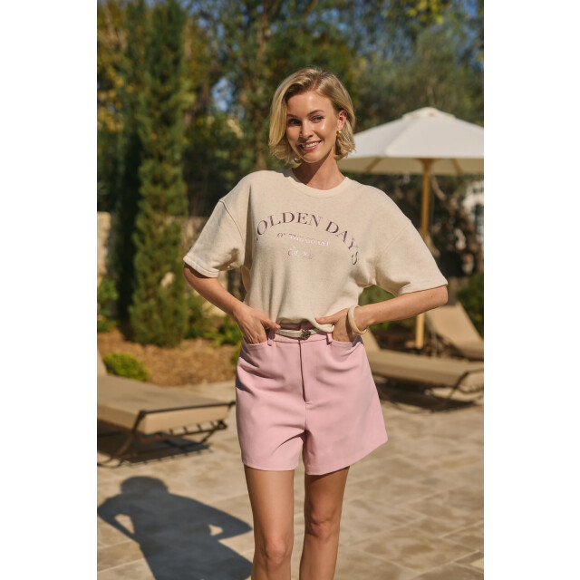 Nukus Nks03049 378 lotte pullover golden days sand melange/blush NKS03049 378 large