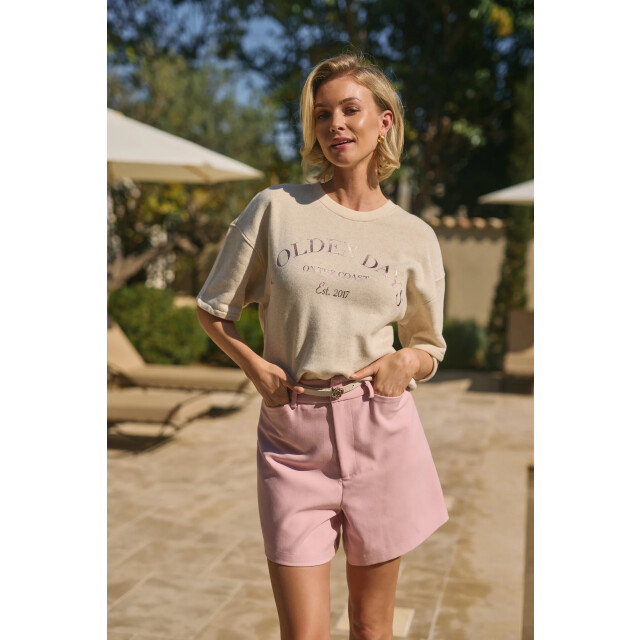 Nukus Nks03049 378 lotte pullover golden days sand melange/blush NKS03049 378 large