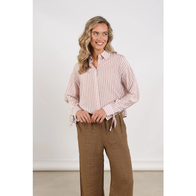 Nukus Nks02165 30 bailey blouse stripe blush NKS02165 30 large