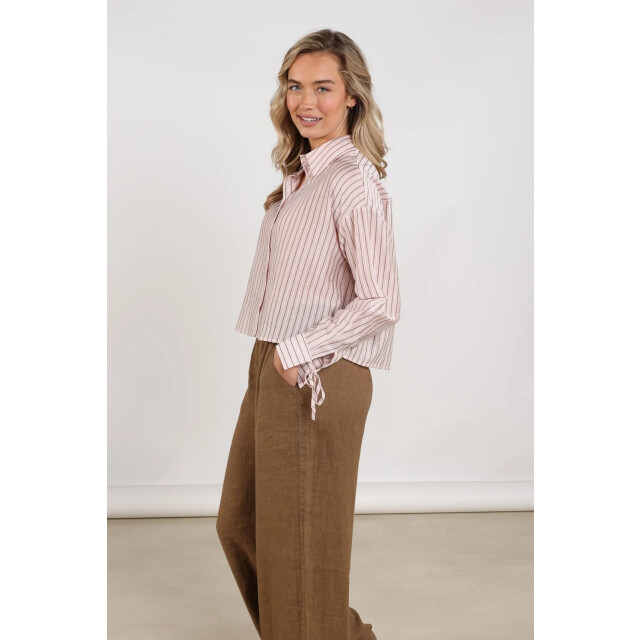 Nukus Nks02165 30 bailey blouse stripe blush NKS02165 30 large