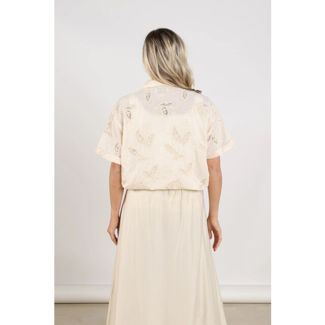 Nukus Nks02124 9 leonora blouse sand NKS02124 9 large