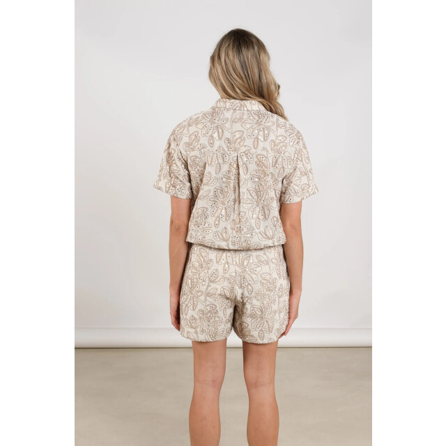 Nukus Nks02115 9 leonora blouse paillet sand NKS02115 9 large