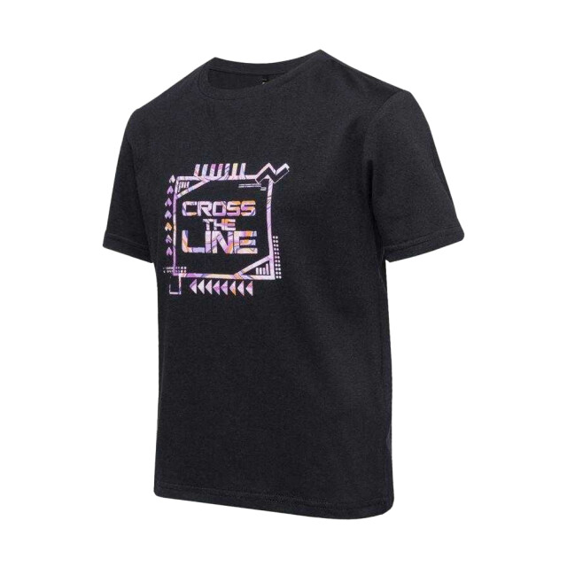 IQ Kinderen/kinderen cross the line dafi t-shirt UTPP13552_black large
