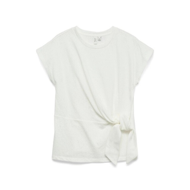 Vero Moda Vmjinnie ss o-neck knot top jrs btq off-white 4382.02.0151 large