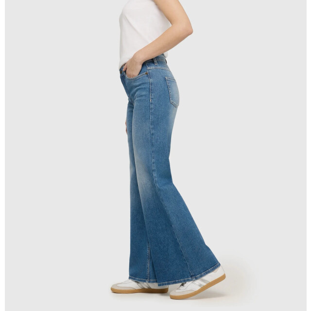 MAC Wide flare blue denim 4105.35.0215 large