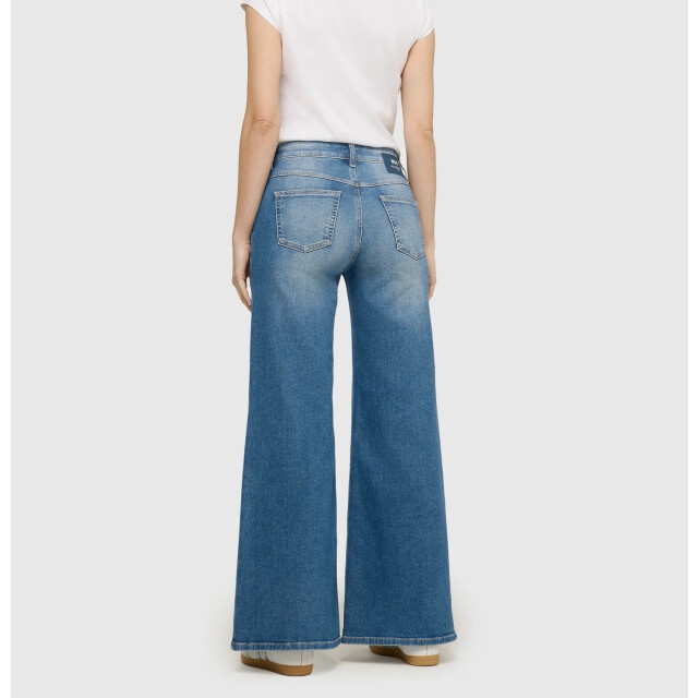MAC Wide flare blue denim 4105.35.0215 large