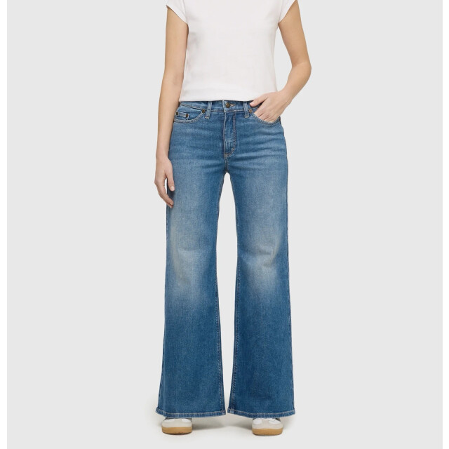 MAC Wide flare blue denim 4105.35.0215 large