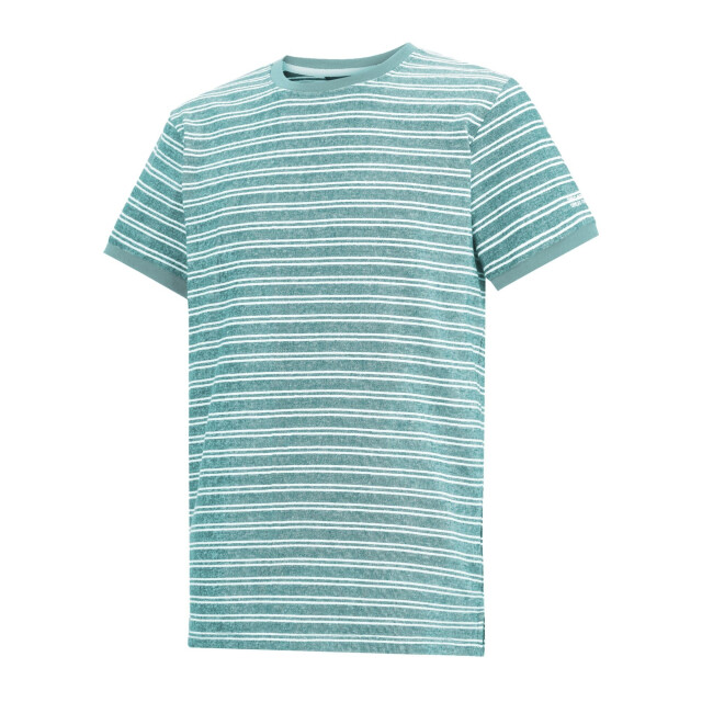 Regatta Heren benlin gestreept t-shirt UTRG12580_arcticwhite large